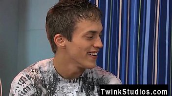 Preview 1 of Kandera Lust - Hot twink scene The sweetie is tonguing and blowing his meaty