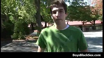 Preview 2 of Skinny Girl Forced - Black gay boys fuck white young dudes hardcore 08