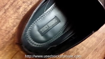 Preview 2 of Seachselfsu - Stinky Gay Feet &amp_ Smelly Black Dress Socks