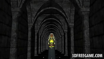 Preview 1 of Hijab Jean - Tasty 3D cartoon nun getting her pussy pounded