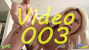 Preview 3 of Kukura Mein Bf - My Blonde Asian GF Rides a Dildo While Sucking Cock Then She Gets Her Pussy Pounded - Cum in Mouth!