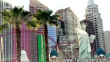 Preview 1 of Cum Along With Anna Song 7 - Gay twinks In part two of trio Twinks and a Shark,  the 3 little
