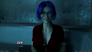 Preview 3 of Milena Angelmil - Stranded In Space #15 - Date Night with hot Blue Haired Milf
