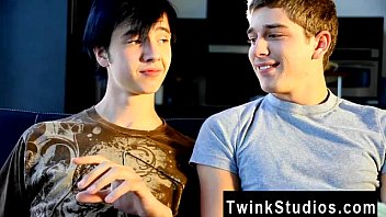 Preview 1 of Chaturbate 30 50 - Hot twink scene Levon and Aidan love seeing gay porn flicks to