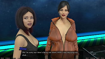 Preview 4 of Senak Sex - Stranded In Space #14 - Hot Milf has a Nip Slip