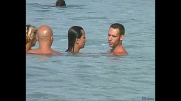 Preview 1 of Son Fock With Parents - Beach friends hidden oralsex