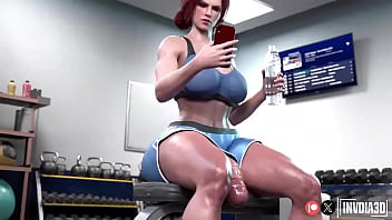 Preview 1 of Three Dog One Girl - Invdia3D - Triss Merigold&#039_s Intense training