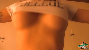 Preview 2 of Sharing Hd - Booty Blonde Teen Working Out With FitBall. Tits n Cameltoe!