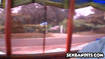 Preview 2 of Tamu Di Amerika - Petite Latina teen babe gets fucked on a bus 20