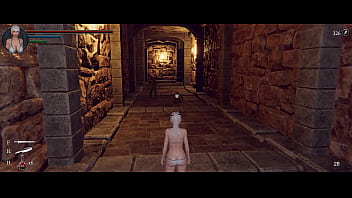 Preview 2 of Japanese Teen E Cup Boob - Let&#039_s Play: The Knight Girl and Dungeons | Part 2