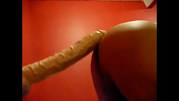 Preview 2 of Lesbian Model Nude - Big toy in Red