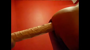 Preview 1 of Lesbian Model Nude - Big toy in Red