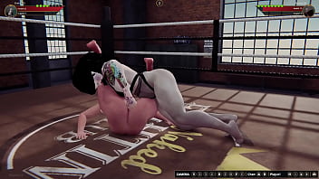 Preview 1 of First Tube Cry Too Tight - Draka (II) vs Rockie (II) - (Naked Fighter 3D)