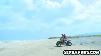 Preview 4 of Seachlipstick Girls - 03 Fucking hot ass latina at the beach 2