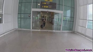 Preview 1 of Teacher Homoanal - Big titted asian Sharon Lee fucked in public airport parking lot