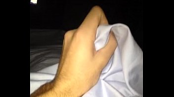 Preview 1 of Tiny Teen In Stockings - stud boy 18 jerking off big sexy veiny cock with hot bush