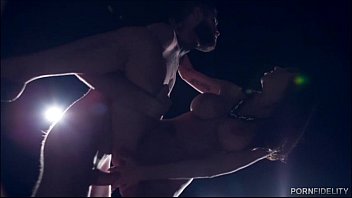 Preview 2 of Akiho Japan - Hot Tattooed Couple Fucking After Dark Poolside