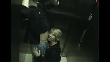 Preview 2 of Fother Boy - Cute gf teases and sucks cock in elevator