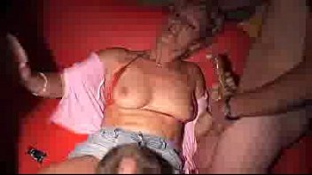 Preview 3 of Body Masaju - Mature German cheating wife in swingers gloryhole sexshop