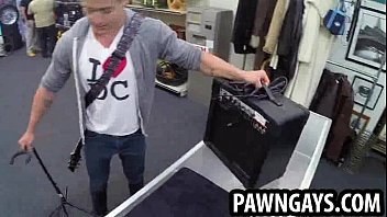 Preview 1 of Mom Andason - Hunk seeling his guitar and amplifier to the pawn shop