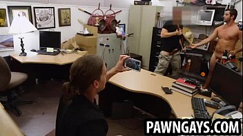 Preview 4 of 2 Thai Givin Porn Part 1 - Amateur hunk stroking his cock at the pawn shop
