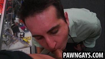 Preview 4 of Pakistani Girl Sex Chat Urdu - Amateur hunk sucking on a cock at the pawn shop