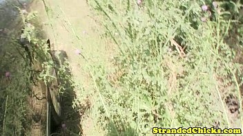 Preview 4 of Nepali Sexx Vidio - Hitchhiking teen rubs drivers bulge