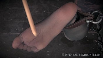 Preview 3 of Outdoor Forced Bondage7 - Cadence Cross Is Our Thin Suffering Submissive