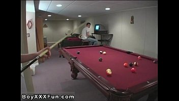 Preview 2 of Aunty Saree Milk - Gay clip of An guiltless game of pool,  all of a sudden turns into a