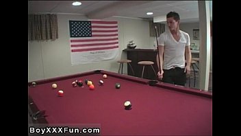 Preview 1 of Aunty Saree Milk - Gay clip of An guiltless game of pool,  all of a sudden turns into a