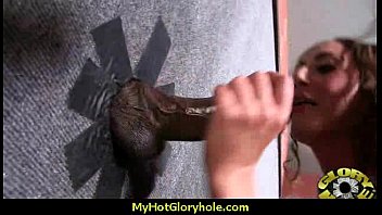 Preview 4 of Adria Ria Sex - Gloryhole With A Nasty Wild White Girl Interracial 25