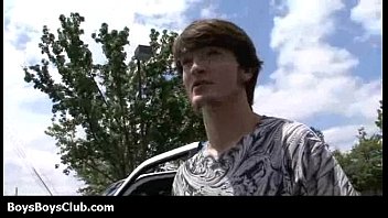 Preview 3 of Sara Gomes - Muscled black gay boys humiliate white twinks hardcore 15