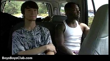 Preview 4 of Sara Gomes - Muscled black gay boys humiliate white twinks hardcore 15