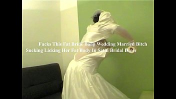 Preview 1 of Men Leak - Fucks This Fat Bride Hang Boobs On A Settee