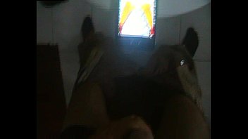 Preview 1 of Horrny Sister Creampie - My Long Pipe in da Toilet makes a lot of Cumshots Cum Sperm.MP4