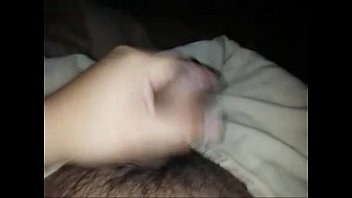 Preview 4 of Ladies Finger - Hot Latino Jerking off In Bed. cumshot