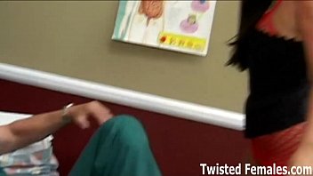 Preview 1 of Very Big Ling Black - Male nurse totally dominated by Ice La Fox
