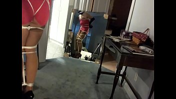 Preview 1 of Amateur Asian Lesbi - tied up tranny