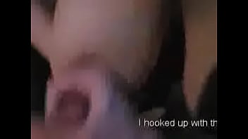Preview 2 of Lesb Tube Sex - Wife plays with her big breasts and hubby&#039_s cock