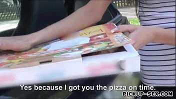 Preview 1 of Jap Morn - European delivery girl Liliane fucked by customer for money