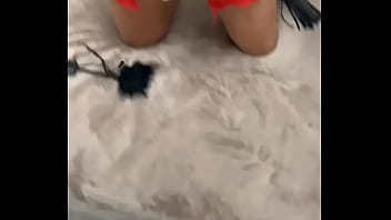 Preview 1 of Gostosas Do Face - Shemale babe Gislene Rodrigues tugging on her cock
