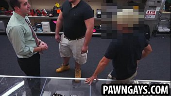 Preview 3 of Katenn Asxxx - Amateur hunk caught stealing at the pawn shop