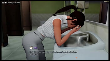 Preview 4 of Sexynikki Voyeurweb - MILF melting orgasms from her first BBC| Brunette hottie fucks Huge 12 Inch BBC - Lara Adventure 04 3D Porn Games