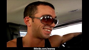 Preview 2 of Cumpine - Desperate teen naked in public and fucks to pay rent 3