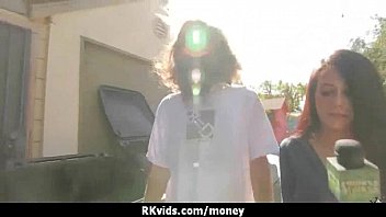 Preview 2 of Mom Panties Son - Desperate teen naked in public and fucks to pay rent 27