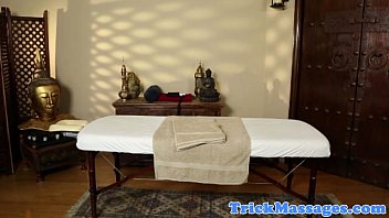Preview 1 of Layla Sin Brother - Busty massage babe naked on the table