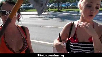 Preview 4 of Marina Woods Solo - Hooker gets payed and tape for sex 12