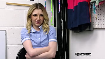 Preview 1 of Turkish Erotik Film - Sexy freckled petite suspect caught and fucked