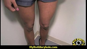 Preview 1 of Chloe Carter Fishnet - Sexy Wild Lady Deepthroats At Gloryhole 8