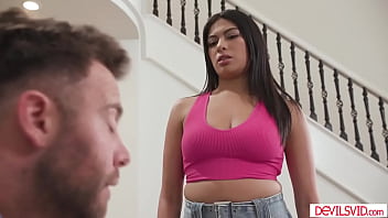 Preview 1 of Yougeez Sex Videos - Boss fucking big tits latina babysitter